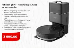 Clas Ohlson Roborock Q5 Pro+ robotstøvsuger, mopp og tømmestasjon tilbud