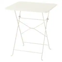 IKEA SundsÖ Bord, offwhite utendørs, 65x65 cm tilbud