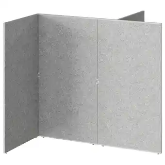 IKEA Sidorna Skjermvegg, grå, 162x160x150 cm tilbud