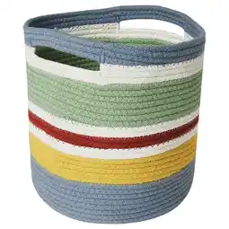 IKEA Strandskata Oppbevaringspose, flettet/flerfarget, 20 cm tilbud