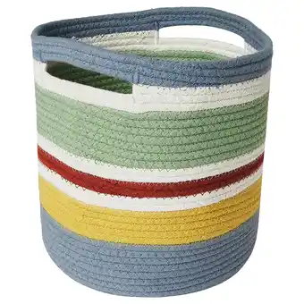 IKEA Strandskata Oppbevaringspose, flettet/flerfarget, 20 cm tilbud
