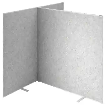 IKEA Sidorna Skjermvegg, grå, 162x160x150 cm tilbud