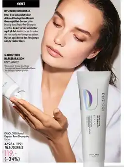 Oriflame DUOLOGI Bond Repair Pre-Shampoo tilbud