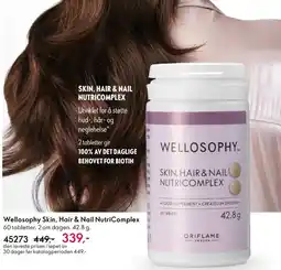 Oriflame Wellosophy Skin, Hair & Nail NutriComplex tilbud