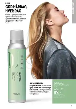 Oriflame DUOLOGI Oil Control Dry Shampoo tilbud