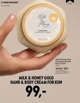 Oriflame Milk & Honey Gold Nourishing Hand & Body Cream tilbud