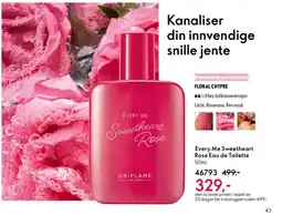 Oriflame Every Me Sweetheart Rose Eau de Toilette tilbud
