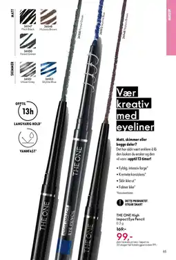 Oriflame THE ONE High Impact Eye Pencil tilbud