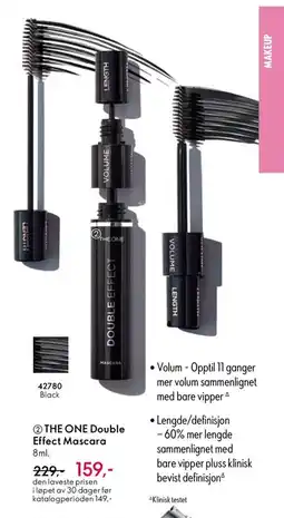 Oriflame THE ONE Double Effect Mascara tilbud