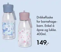 Norli Drikkeflaske for barnehage- barn tilbud