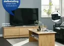 JYSK LIMFJORDEN TV-bord, NOK 1850 tilbud