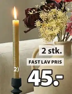 JYSK BERTEL kronelys., NOK 45 tilbud
