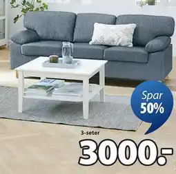 JYSK GEDVED sofa, NOK 3000 tilbud