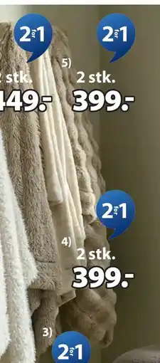 JYSK KORNVALMUE pledd, NOK 399 tilbud
