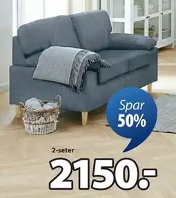 JYSK GEDVED sofa, NOK 2150 tilbud