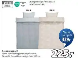 JYSK Kreppsengesett tilbud