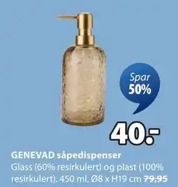 JYSK GENEVAD såpedispenser, NOK 40 tilbud