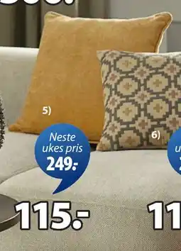 JYSK HORNFIOL pyntepute, NOK 115 tilbud