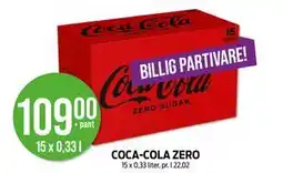 Kiwi COCA-COLA ZERO, NOK 109 tilbud