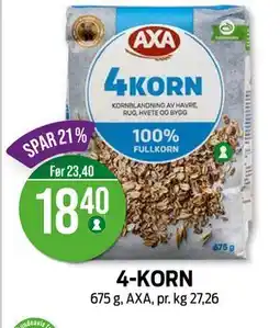 Kiwi 4-KORN, NOK 18.4 tilbud