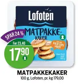 Kiwi MATPAKKEKAKER, NOK 17.9 tilbud