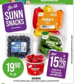 Kiwi SNÆKK, NOK 19.9 tilbud