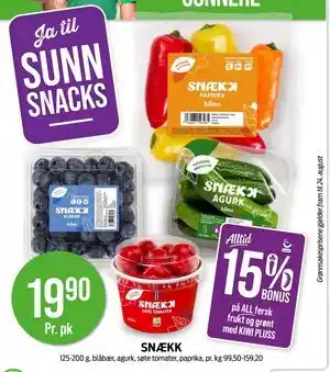 Kiwi SNÆKK, NOK 19.9 tilbud