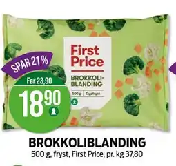 Kiwi BROKKOLIBLANDING, NOK 18.9 tilbud
