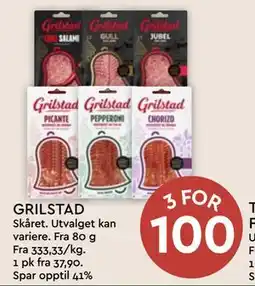 Coop Mega GRILSTAD, NOK 100 tilbud