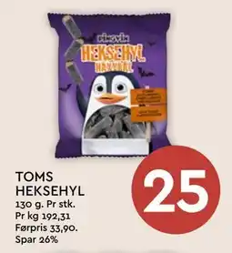 Coop Mega TOMS HEKSEHYL, NOK 25 tilbud