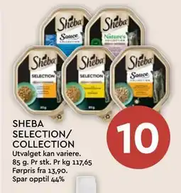 Coop Mega SHEBA SELECTION/ COLLECTION, NOK 10 tilbud