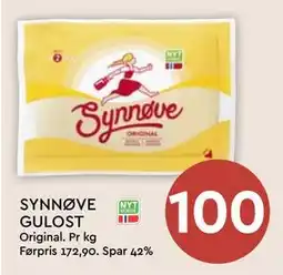 Coop Mega SYNNØVE GULOST, NOK 100 tilbud