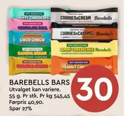 Coop Mega BAREBELLS BARS, NOK 30 tilbud