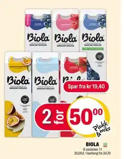 Coop Extra BIOLA, NOK 50 tilbud
