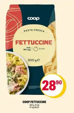 Coop Extra COOP FETTUCCINE, NOK 28.9 tilbud