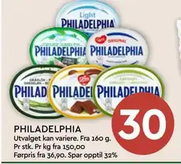 Coop Mega PHILADELPHIA, NOK 30 tilbud