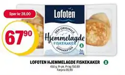 Coop Extra LOFOTEN HJEMMELAGDE FISKEKAKER, NOK 67.9 tilbud
