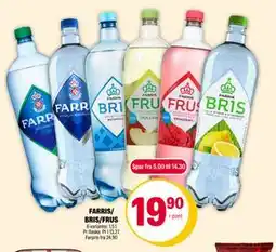 Coop Extra FARRIS/ BRIS/FRUS, NOK 19.9 tilbud