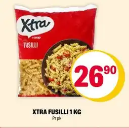 Coop Extra XTRA FUSILLI 1 KG, NOK 26.9 tilbud