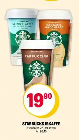 Coop Extra STARBUCKS ISKAFFE, NOK 19.9 tilbud