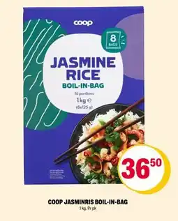 Coop Extra COOP JASMINRIS BOIL-IN-BAG, NOK 36.5 tilbud