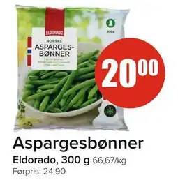 Spar Aspargesbønner, NOK 20 tilbud
