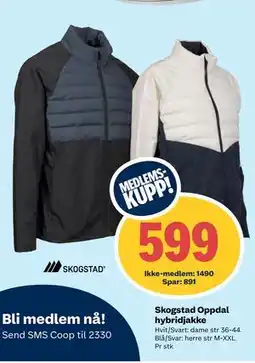 Coop Extra Skogstad Oppdal hybridjakke, NOK 1490, Medlemspris tilbud