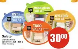 Spar Salater, NOK 30 tilbud