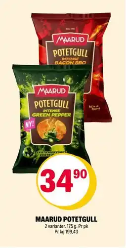 Coop Extra MAARUD POTETGULL, NOK 34.9 tilbud
