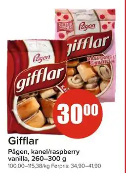 Spar Gifflar, NOK 30 tilbud