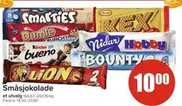 Spar Småsjokolade, NOK 10 tilbud