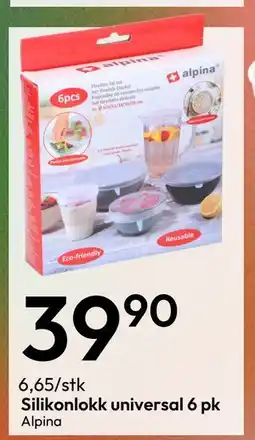 Gigaboks Silikonlokk universal 6 pk, NOK 39.9 tilbud