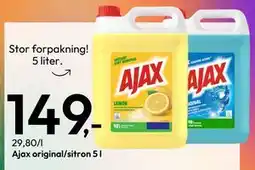 Gigaboks Ajax original/sitron 5 l, NOK 149 tilbud