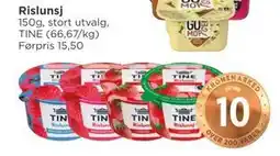 Meny Rislunsj, NOK 10 tilbud